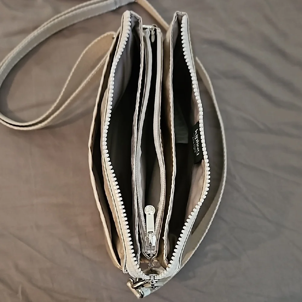 Kipling Pink Metallic Crossbody Bag_6